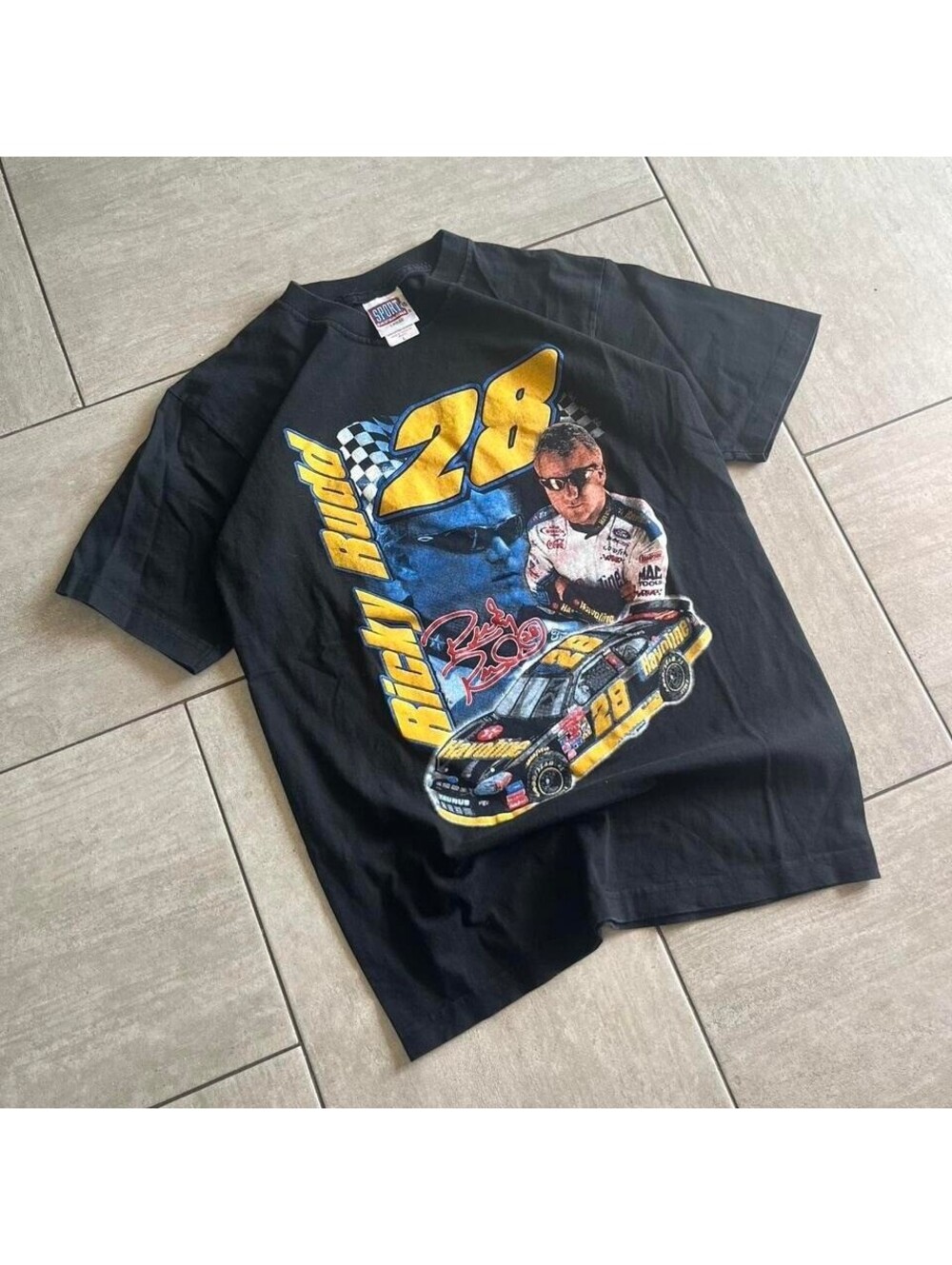 Vintage Ricky Rudd Havoline Nascar Racing Tee Large - Picture 2 of 7